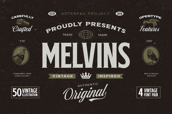 Melvins - Font Set