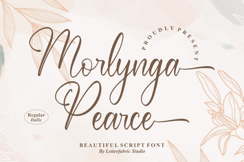 Morlynga Pearce Beautiful Script Font