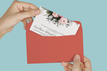 Envelope Invitation Mock Up