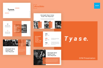 Tyase - Gym Keynote Presentation Template