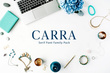 Carra Serif Font Family Pack