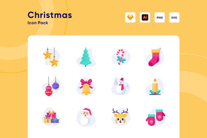Merry Christmas Icon Pack