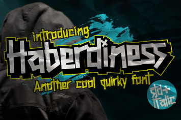 AN Haberdiness - Quirky Typeface