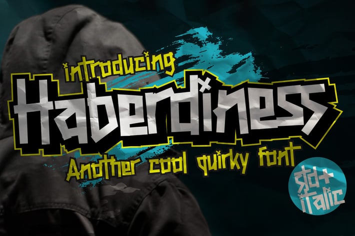 AN Haberdiness - Quirky Typeface