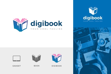 Digibook Corporate Logo Vector Template