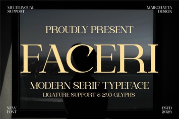 Faceri - Modern Serif Typeface