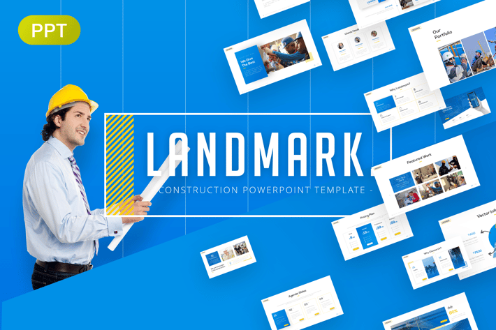 Landmark Construction PowerPpoint Template