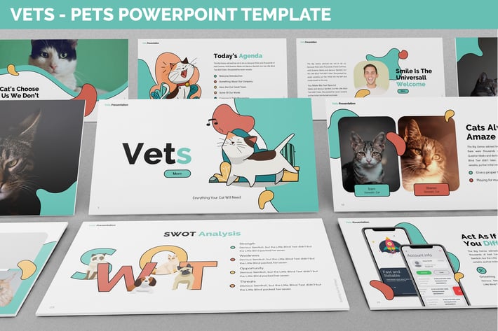 Vets - Pets Powerpoint Template