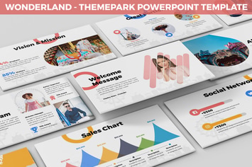 Wonderland - Theme Park Powerpoint Template