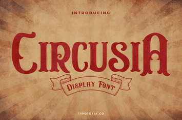 Circusia Vintage Display Font