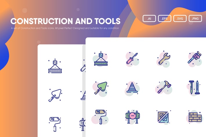 Construction and Tools Icon Pack