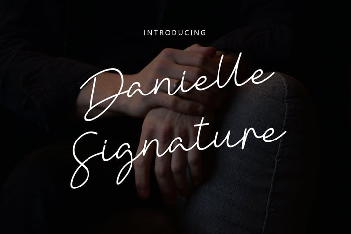 Danielle Signature - Handwritten font
