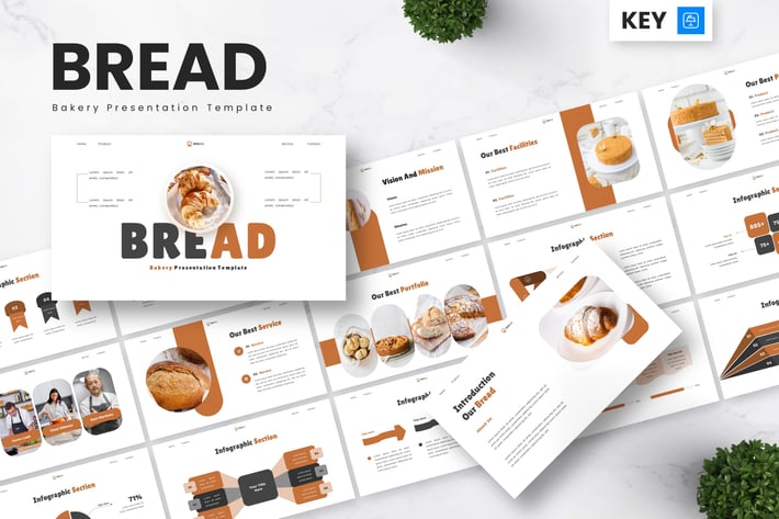 Bread - Bakery Keynote Templates