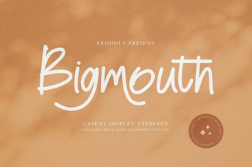Bigmouth Casual Business Font