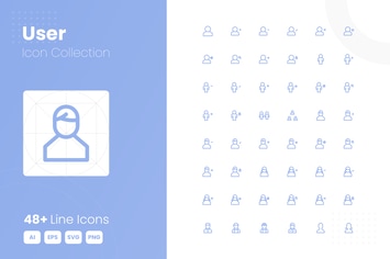 48 User Icon Collection