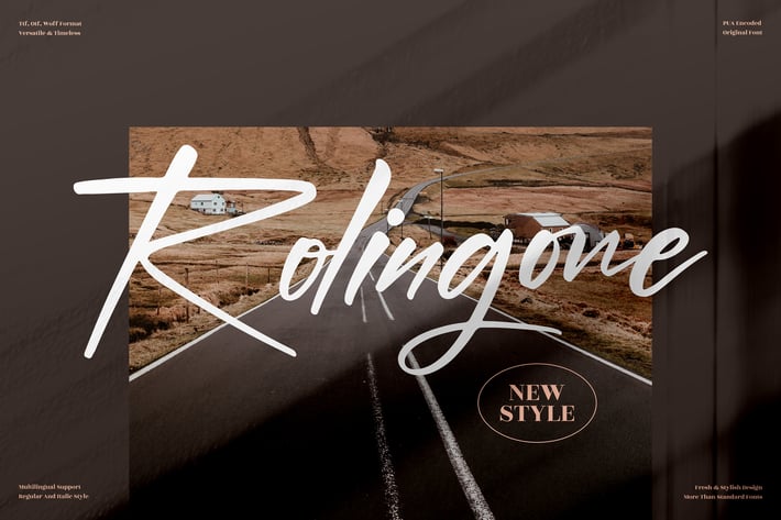 Rolingone Handwritten Font