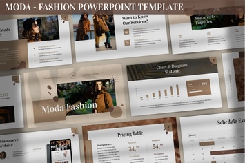 Moda - Fashion Powerpoint Template