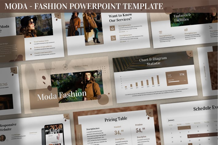 Moda - Fashion Powerpoint Template