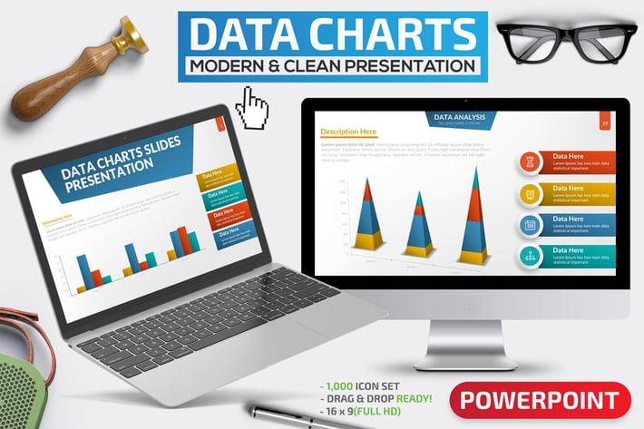 Data Charts Powerpoint Presentation