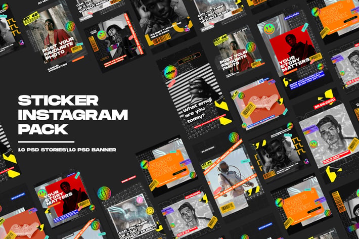Sticker Instagram Pack