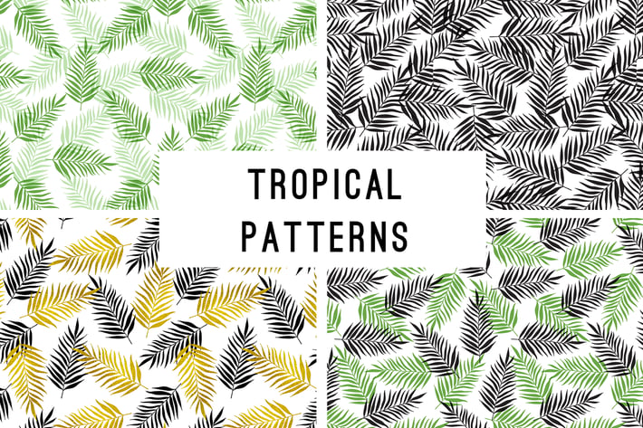 Tropical Seamless Patterns