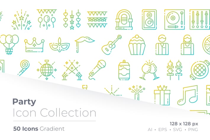 Party Gradient Icon
