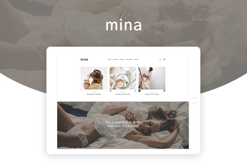 Mina - Personal Blog PSD Template