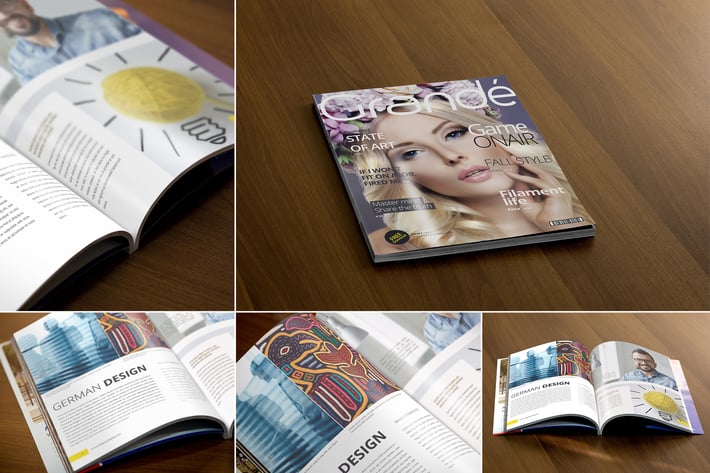 Realistic Magazine Mockups