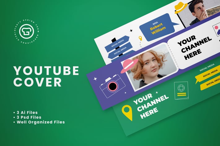 Youtube Cover Travel Vlogger 
