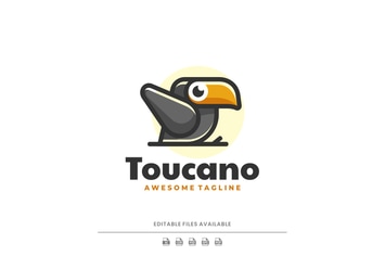 Toucan Simple Mascot Logo