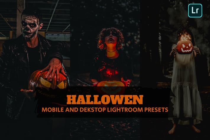 Halloween Lightroom Presets Dekstop and Mobile
