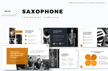 Saxophone - Powerpoint Template