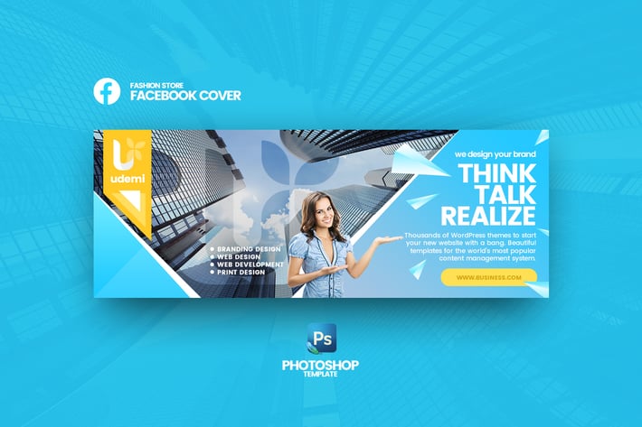 Udemi - Business Facebook Cover Template
