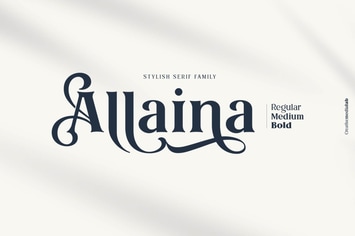 Allaina - Stylish Serif Family