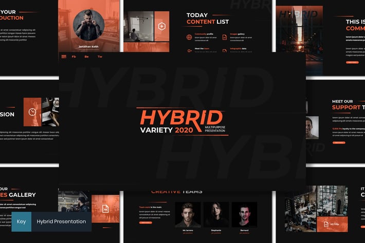 Hybrid - Keynote Template