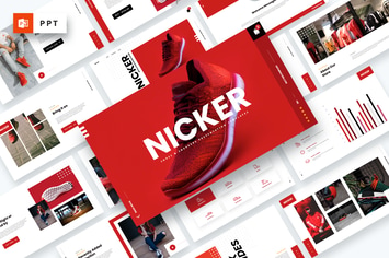Nicker - Shoes & Sneakers Powerpoint Template
