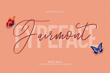 Fairmont - Script Sans Font