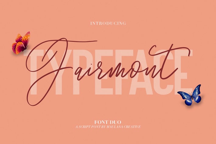 Fairmont - Script Sans Font
