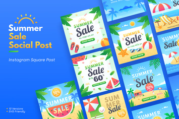 Summer Sale Social Media Post