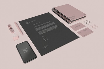 Office Stationery Mockup.
