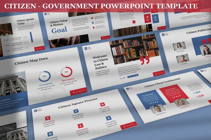 Citizen - Government Powerpoint Template