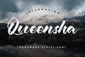 Queensha - Handmade Script Font