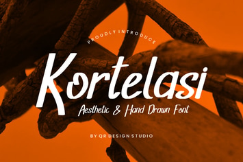 Kortelasi - Aesthetic & Hand Drawn Font