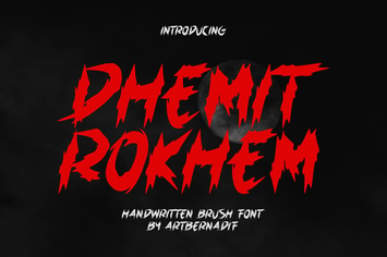 Dhemit Rokhem Font