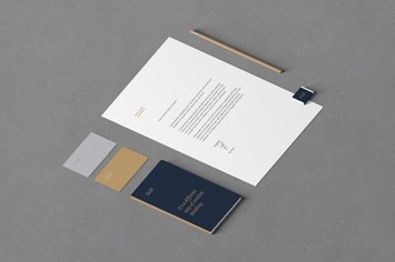 Isometric Branding / Stationery Mockups