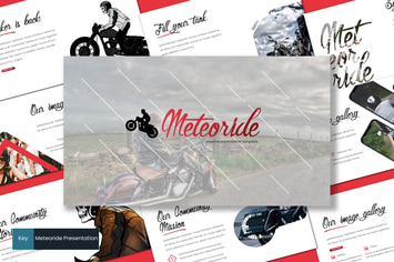 Meteoride - Keynote Template