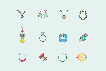 12 Jewellery Icons