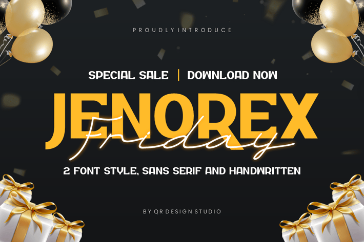 Jenorex Friday - Font Duo