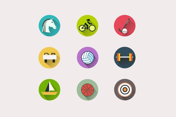 9 Summer Games Icons