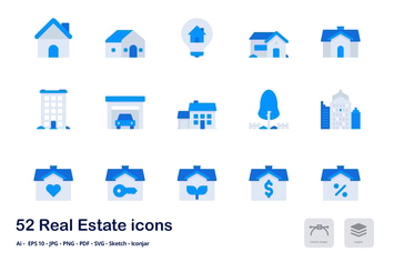 Real Estate Accent Duo Tone Icons